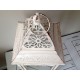 Lampion kremowy w stylu vintage 37cm